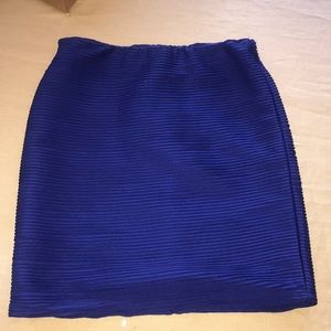 Forever 21 Royal Blue Mini Skirt size M